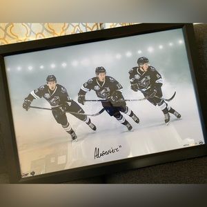 Alexis Lafrenière Autographed “Triple Exposure” 24x16 Framed Image